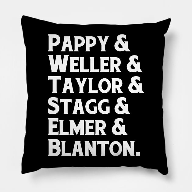 Kentucky Bourbon Kings Pillow by thedeuce