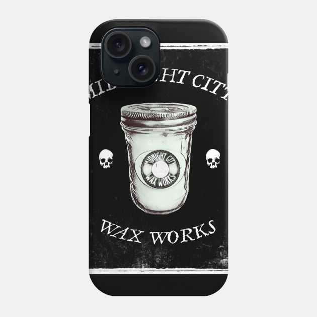 Midnight City Wax Works old timey Phone Case by KnarfAdlob