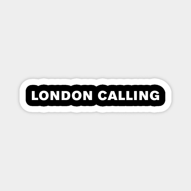 The Clash - London Calling Magnet by WeirdStuff