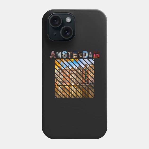 Amsterdam Skyline Phone Case by DarioNelaj