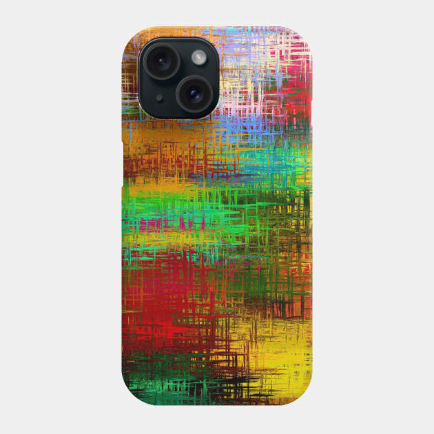 Reflections in multiple colours Phone Case by Montanescu