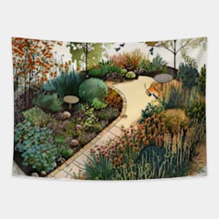 Beautiful Wildflowers garden Tapestry