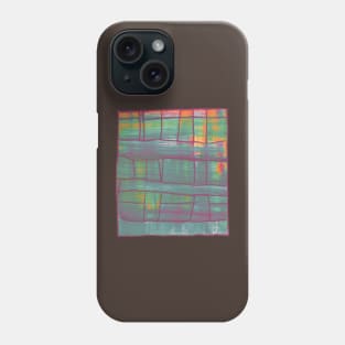 Liminal Space in Teal Weave Phone Case