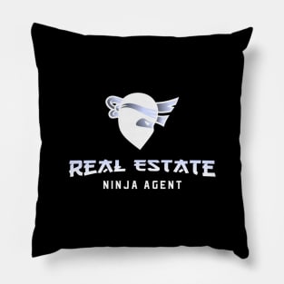 Ninja Real Estate Agent Pillow