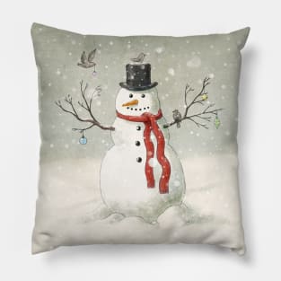 The Snowman Xmas Pillow
