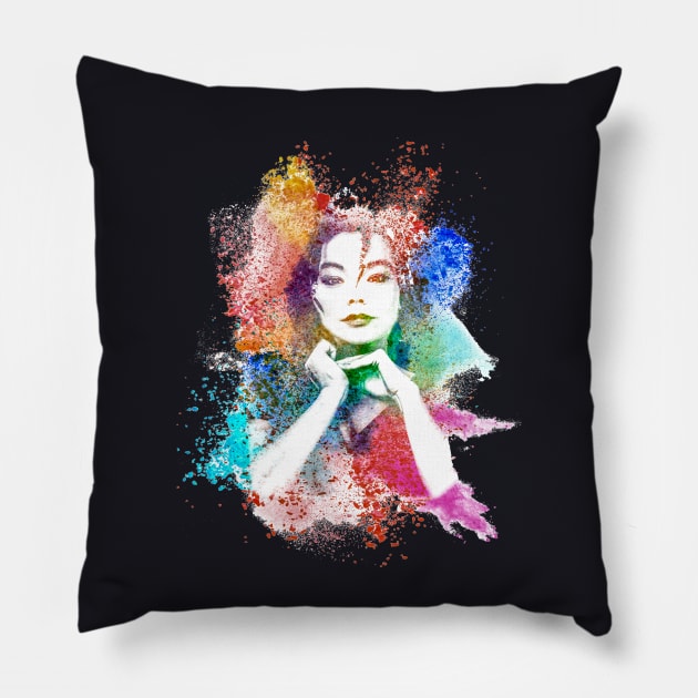 BJORK Pillow by Morganie