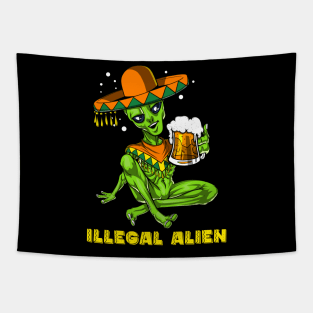 Illegal Alien Cinco de Mayo Fiesta Tapestry