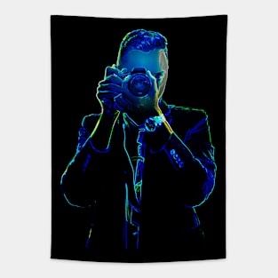 Cyber Photographer Tapestry