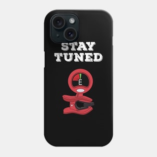 Stay Tuned Red Clip-On Tuner Phone Case