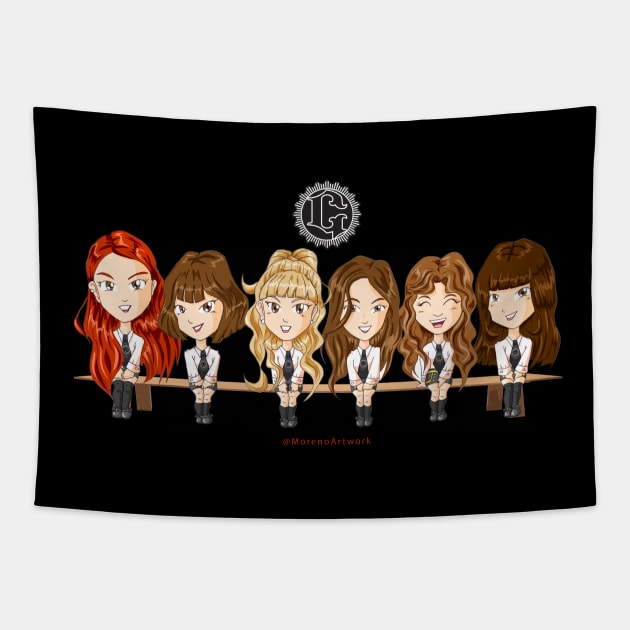 Anime Kpop GFRIEND Tapestry by MorenoArtwork