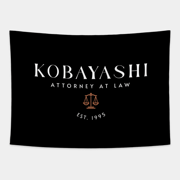 Kobayashi - attorney at law - est. 1995 Tapestry by BodinStreet