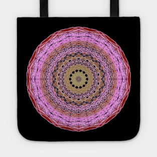 Peculiar Floral Pattern -purple Voilet  mandala design - Regenbogenfarben Tote