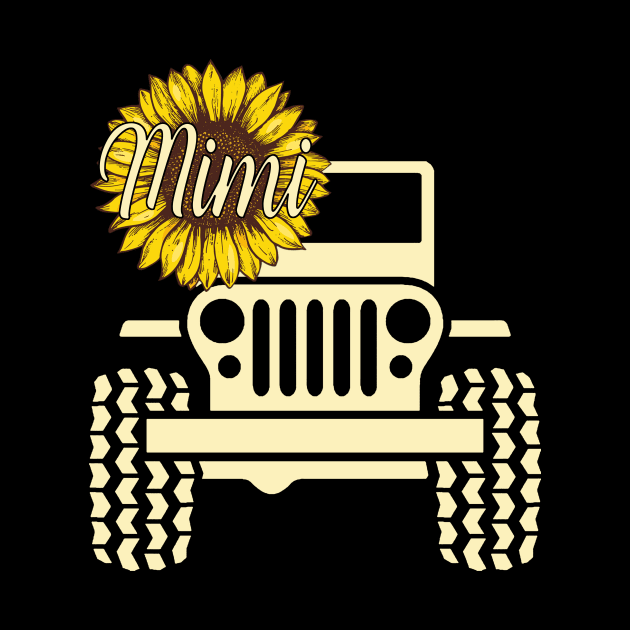 Jeep Sunflower Jeep Mimi Jeep Women by Jane Sky