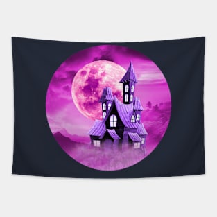 Moon illuminating the Castle Tapestry