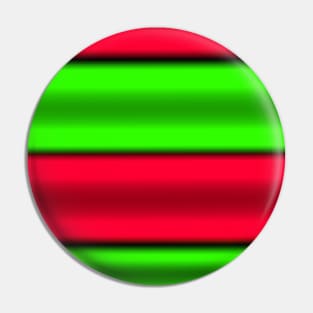 Green & Red Horizontal Stripes Pin