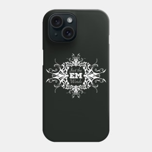 Just The EM Words (Author EM Kaplan) Logo Phone Case