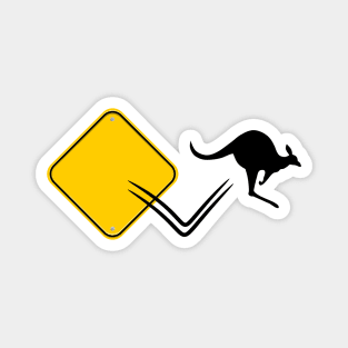 Kangaroo break out Magnet