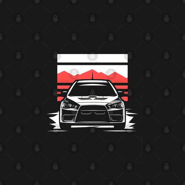 Mitsubishi Lancer Evo Rally Car by TaevasDesign