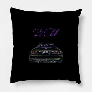 BMW Z3 CLUB REAR VIEW Pillow