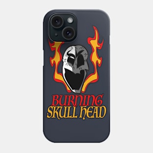 Burning Skull Head Phone Case