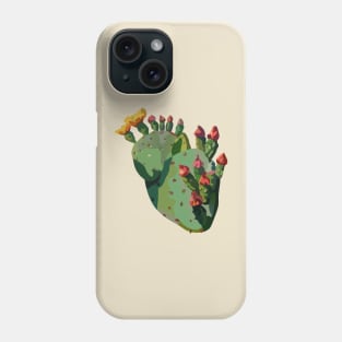 Corazón Nopal - Heart Cactus Phone Case