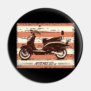 Retro Vintage Scooter #2 Pin