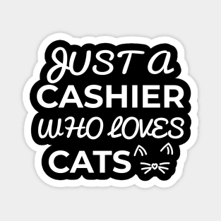 cashier cat lover Magnet