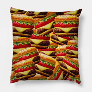 Burgers! Burgers! Burgers! Pillow