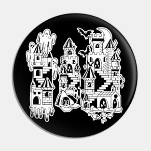 Spooky castles Pin