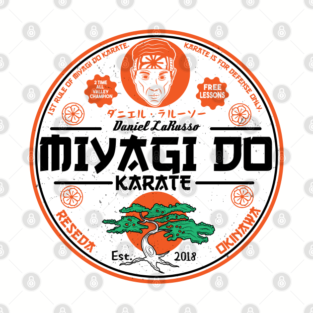 Miyagi  Do sensei LaRusso by carloj1956