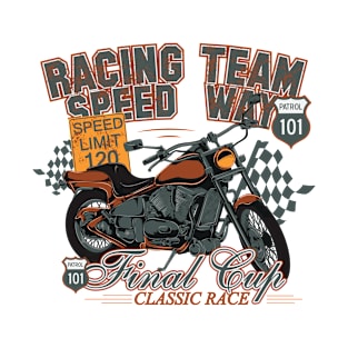 Motorcycle Racing Team Bike T-Shirt T-Shirt