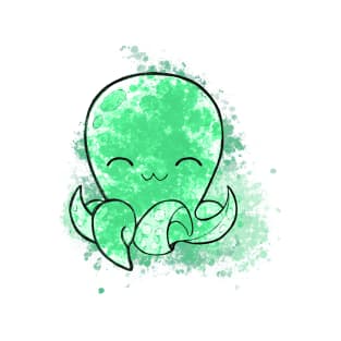 Cute green octopus T-Shirt