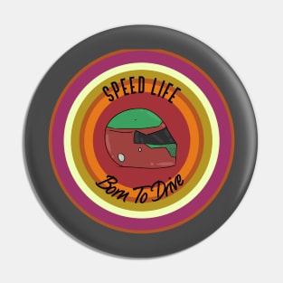 Born to drive, helmet Pin