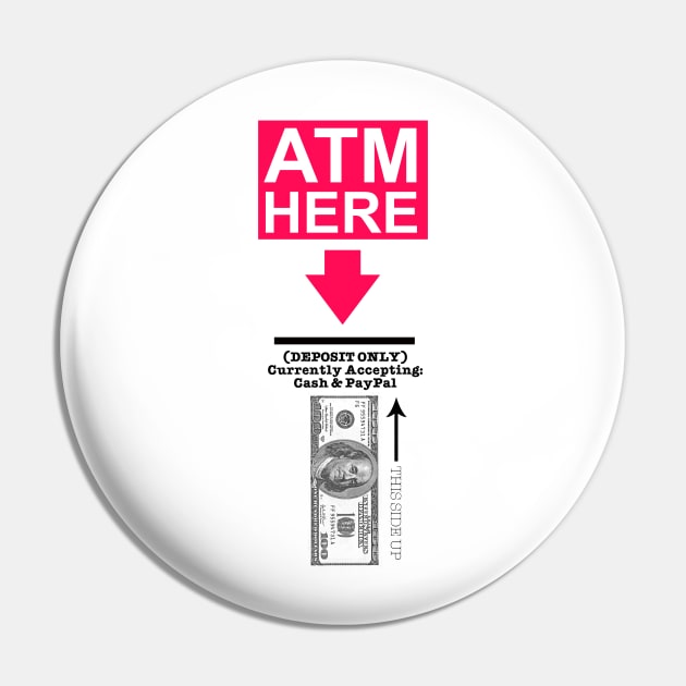 Funny ATM Halloween Costume Pin by dejaliyah