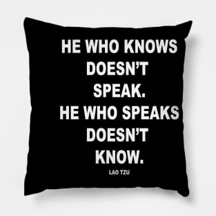 Lao Tzu Quote Pillow