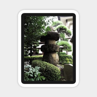 Stone Lantern in a Japanese Garden Magnet