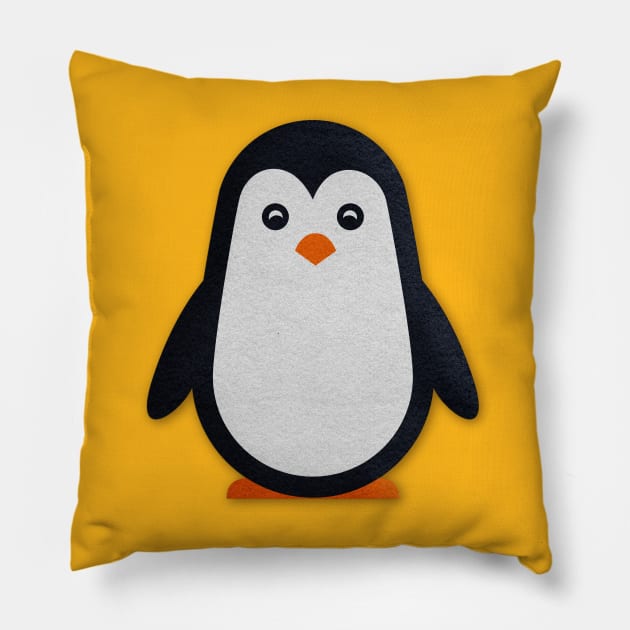 Cute Penguin Pillow by vladocar