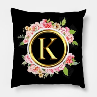 Letter K Shirt Alphabet Letter K Different Colors Pillow