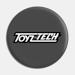 Toyzntech Flat Black and White Pin