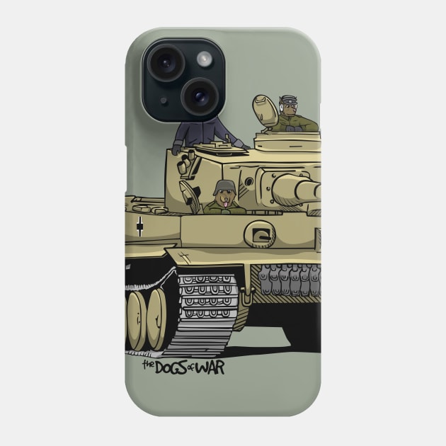 Dogs of war: Tiger 1 Phone Case by Siegeworks