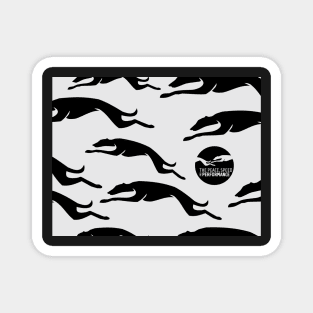 CAMO (BLACK'N WHITE) FOR RUNNING SIGHTHOUND LOVERS Magnet