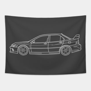 Mitsubishi Evo IX supercar Tapestry