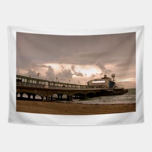 Bournemouth Pier and Beach Dorset England UK Tapestry