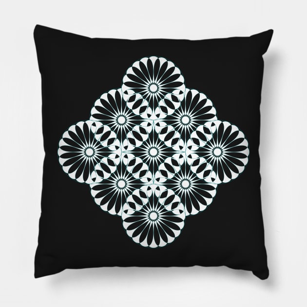 Entwined Lace Motif Pillow by MerryMakewell
