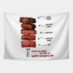 Dad You're The Rarest Of Them All Happy Father's Day Tapestry