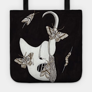 Hannibal Mask and Black Witch Moths Tote