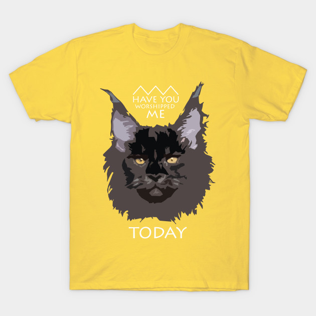 Funny Cat T Shirt Maine Coon Cat T Shirt Teepublic Uk