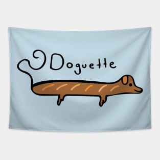 Doguette (Dog + Baguette) Tapestry