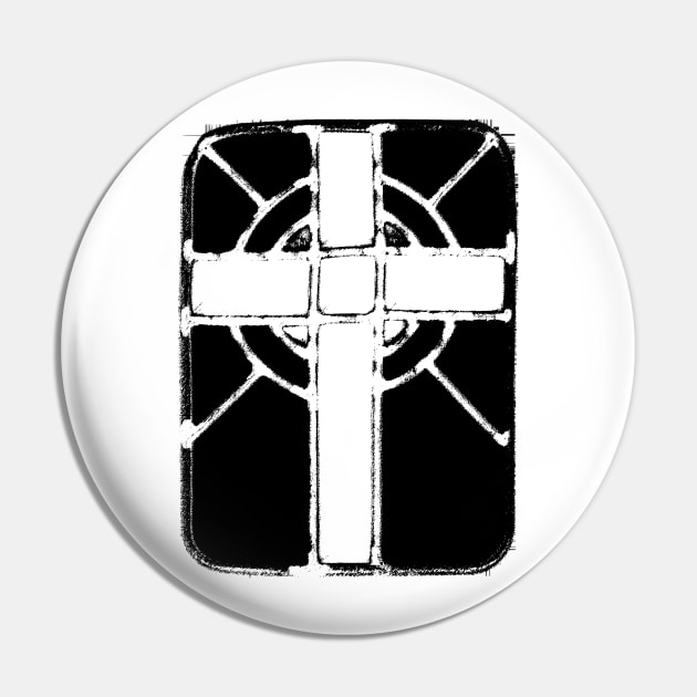 Medieval Cross Pin by MotoGirl