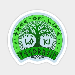 the tree of life ygdrasil Magnet